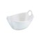 Shallow Porcelain Serving Bowl White 12x10x4.7cm
