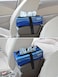 Car Tissue Paper Box Holder Auto Rear Seat Headrest Support Hold Clip Sun Visor Tissue Box Holder,Car Mount Organizer (Black)