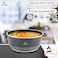 LIFE SMILE Pots Set 8 pieces - Kitchen Cookware set, Granite Non Stick Coating, Die Cast aluminum 100% PFOA FREE include Casseroles &amp; Silicone Utensils (Black (24/28/32CM))