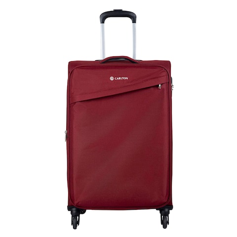 Carlton Lords 4 Wheel Soft Luggage 28x38x58cm Red