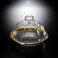 Vague Acrylic Round Serving Set - Gold