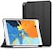 Ntech Slim Soft Silicone Smart Trifold Stand Protective Cover, Compatible For Apple iPad 9.7 Case 2018 iPad 6th/5th Generation Cases/2017 With Pencil Holder(Black)