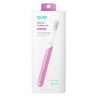 QUIP ADULT ELECTRIC TOOTHBRUSH PINK