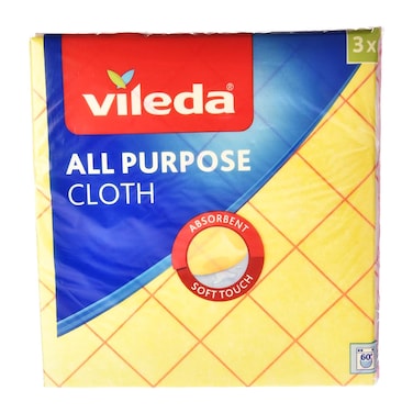 Vileda All-Purpose Cloth - Pack of 3