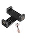 Generic - Adjustable Smartphone Clip Holder Clamp Black