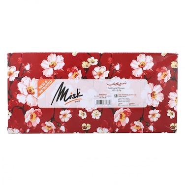 Misk Surkhab Soft Facial Tissues 200 X 2 Ply