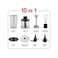 Mienta Hand Blender 1000 Watt - Black - HB111238A