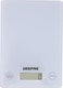 Geepas Electric Kitchen Scale, GKS46525UK, 5kg Capacit, White