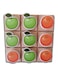 Creative Orange Apple Matching Tic Tac Toe Board Game Set