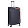 Eminent Expandable Luggage Trolley Bag Soft Suitcase for Unisex Travel Polyester Shell Lightweight with TSA lock Double Spinner Wheels E765SZ Large Checked 28 Inch Black