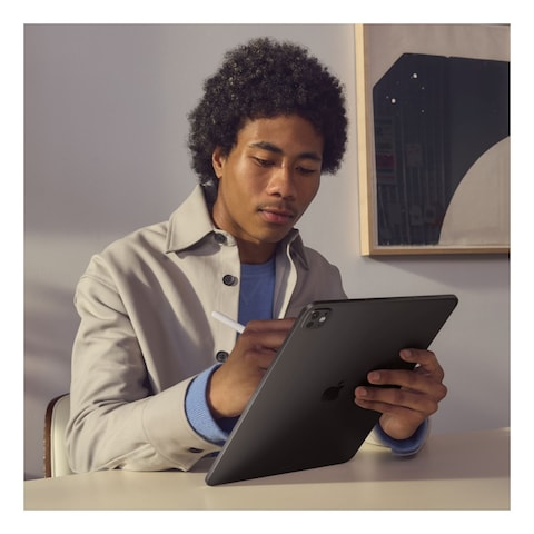 Apple iPad Pro 11 Tablet, 2TB, Silver, 16GB RAM, 11-Inch, 12 MP Camera, Ultra Retina XDR Display, Wi-Fi and 5G with Standard Glass