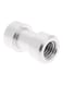Andoer - 1/4 Inch Female to 3/8 Inch Female Screw Convert Adapter Silver