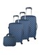PK 3-Piece Luggage Trolley Set With Briefcase, Blue
