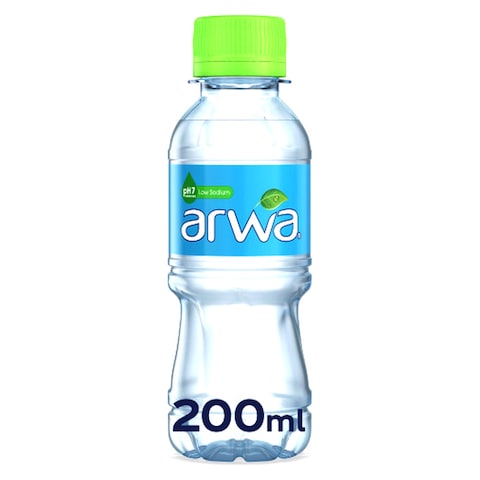 Arwa Still Water Bottled Drinking Water Pet 200ml