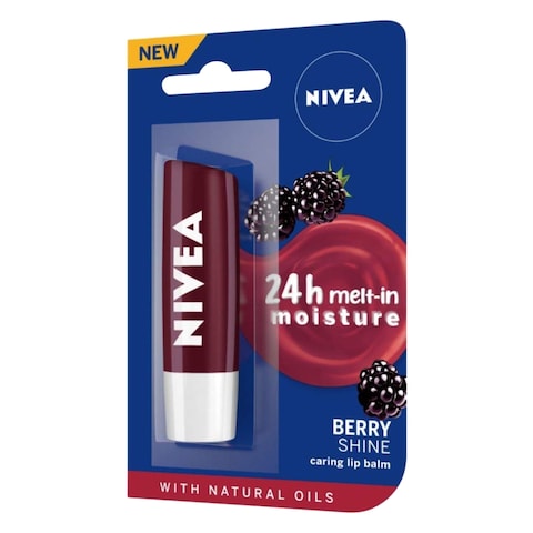 Nivea Lip Balm Bberry Shine4.8G