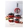 Tramontina Monaco Cookware Set Red 5 PCS
