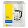 MyChoice Electric Kettle MKT-301GB, 1850 W, 1.7 L, Black and Silver, Glass, Cordless