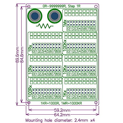 Buy Electronics-Salon 1R - 9999999R Seven Decade Programmable Resistor ...