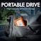 LaCie Rugged USB-C, 2TB, Portable External Hard Drive, Drop, Shock, Dust, Rain Resistant, for Mac &amp; PC (STFR2000800)