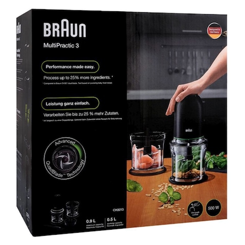 Braun MultiPractic 3 Chopper CH 3013 Black