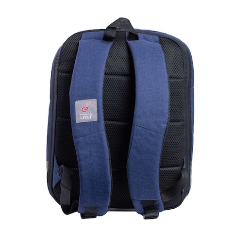 E-train BG82L - 15.6-inch Laptop Backpack - Blue/Gray