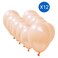 Round Shaped Metallic Balloons Rose Gold 6inch 12 PCS