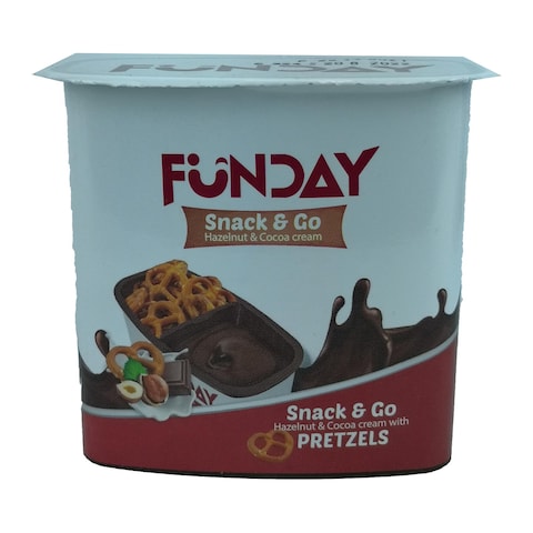 Funday Snack &amp; Go Pretzels with Hazelnut Cream and Cocoa