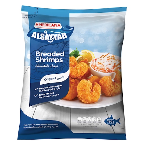 Buy Alsayad Breaded Shrimp 750g in Saudi Arabia