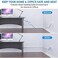 Abbasali Electrical PVC Trunking With Sticker 1 Mtr Long 3 Pcs White Self Adhesive Cable Cover Cable Hider Cable Management (25mm X 16mm) Total 3 Meter