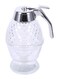 Generic Honey Drain Pot Juice Dispenser Clear/Silver