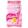 Laser Petals 2 Disposable Razor With Aloe Vera Smoothstrip Pink 20 Razors