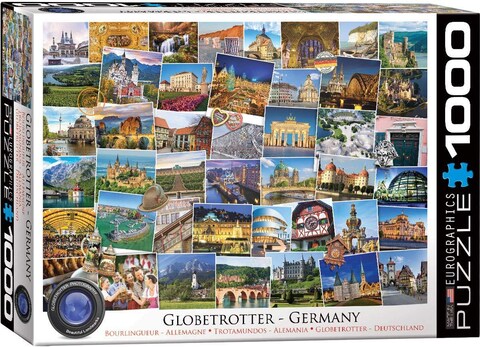 Eurographic Puzzles - Globetrotter Germany 1000Pcs