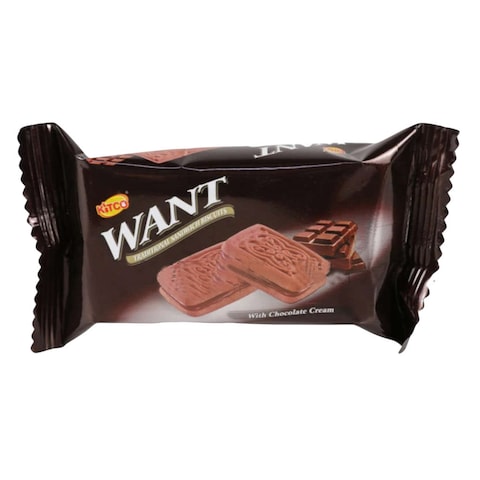 Kitco Want Chocolate Sandwich Biscuits 45g