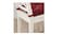 Chair cushion, dark brown-red40/35x38x7 cm