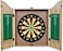 ULTIMAX King's Head Light Wood Dartboard Cabinet Set -classic, Wood Dartboard Cabinet Set stylish Darts Cabinet