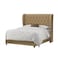 In House Roma Velvet Bed Frame - Queen - 200x150 cm - Beige