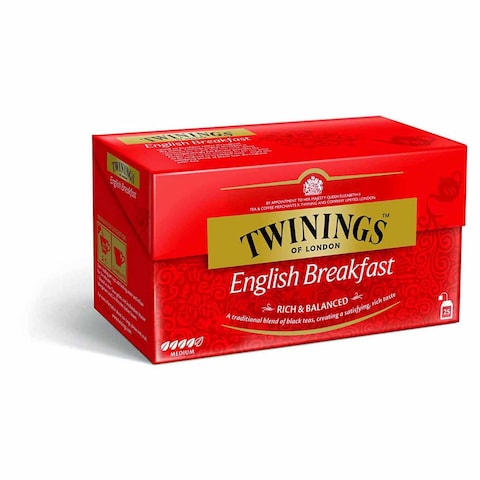 Twinings English Breakfast Black Tea - 25 Tea Bags