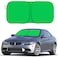 Beige Windshield Sunshade for Car - UV Protection and Heat Shield