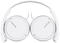 Sony MDR-ZX110AP Headphones With Mic Wired Over-ear White