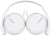 Sony MDR-ZX110AP Headphones With Mic Wired Over-ear White