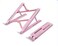 Generic 6-Level Adjustable Height Computer Laptop Stand Pink
