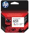 HP C2P10Ae 651 Black&nbsp;Ink Cartridge And C2P11Ae 651 Tri Color Ink Cartridges, 2 Pieces