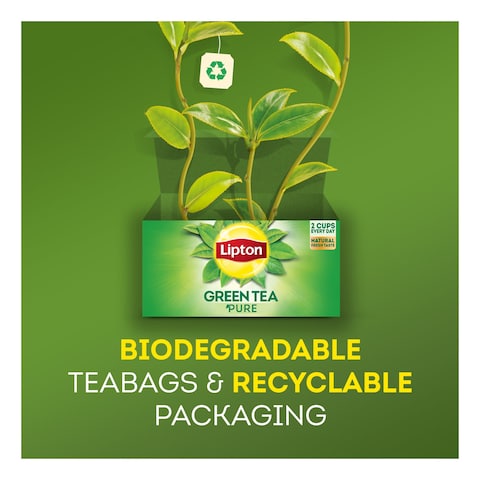 Lipton Pure And Light Envelope Green 25 Tea Bags