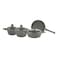 Avci Home Maker Farah Ceramic Coating Cookware Set Grey 7 PCS