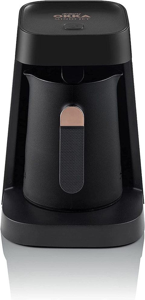 Arzum Okka OK0017 Jet Automatic Turkish Coffee Machine, 400W, Black/Copper - 1 Year Warranty