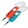 Hyperkin - Racket Controller Attachment for Nintendo Switch Joy-Con (Blue/ Red) (2-Pack) - Armor3