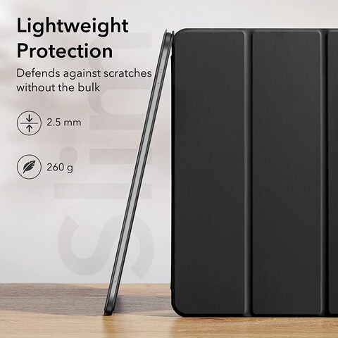 ESR Rebound Magnetic Case Compatible With iPad 10th Generation (2022), Convenient Magnetic Attachment, Two-Way Trifold Stand, Lightweight Protection, Auto Sleep/Wake, Silky-Smooth Cover, Black
