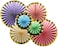 Kaxixi - Kaxixi Party Hanging Paper Fans Decorations, Wedding Birthday Bachelorette Bridal Shower Party Ceiling Hangings Gender Reveal Baby Shower