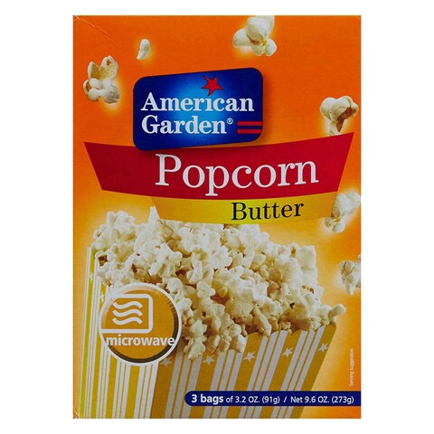 American Garden Butter Flavour Microwave Popcorn - 273 gram