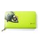 Large &amp; Slim Women Wallet with Zipper - Credit Card Holder  - 12 Cards Slots, 1 Phone &amp; 2 Banknotes Compartments and 1 Coin Pocket - (Green Color)